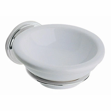 Heritage Bathrooms Heritage - Clifton Soap Dish & Holder - Chrome - ACC04 1 Heritage Bathrooms Heritage - Clifton Soap Dish & Holder - Chrome - ACC04