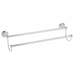 Heritage Bathrooms Heritage - Clifton Double Towel Rail - Chrome - ACC07