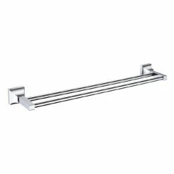Heritage Bathrooms Heritage Chancery Double Towel Rail - Chrome - ACHDTRC