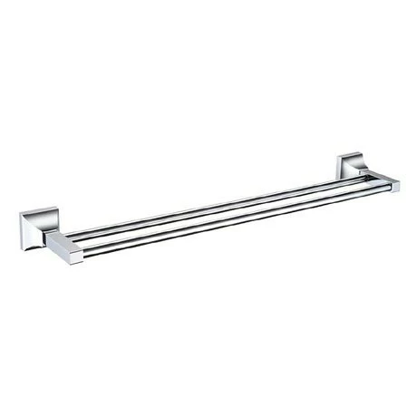 Heritage Bathrooms Heritage Chancery Double Towel Rail - Chrome - ACHDTRC 1 Heritage Bathrooms Heritage Chancery Double Towel Rail - Chrome - ACHDTRC