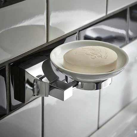 Heritage Bathrooms Heritage Chancery Soap Dish & Holder - Chrome - ACHSPDC 2 Heritage Bathrooms Heritage Chancery Soap Dish & Holder - Chrome - ACHSPDC - Image 2