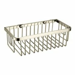Heritage Bathrooms Heritage Rectangle Wire Basket - Vintage Gold - ACOB01G