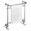Heritage Bathrooms Heritage - Clifton Wall Mounted Heated Towel Rail With Crosshead Valves - AHC101