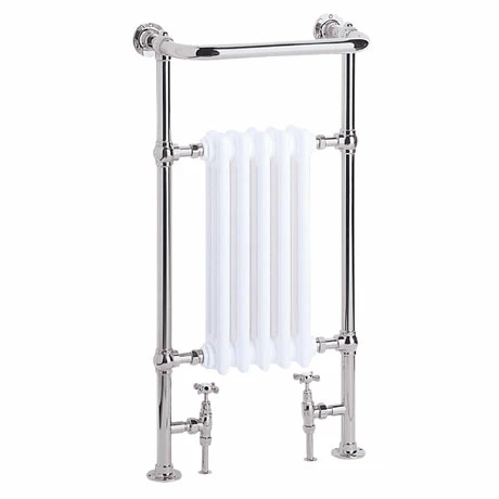 Heritage Bathrooms Heritage - Baby Clifton Heated Towel Rail - Chrome - AHC80 1 Heritage Bathrooms Heritage - Baby Clifton Heated Towel Rail - Chrome - AHC80