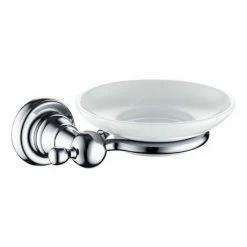 Heritage Bathrooms Heritage Holborn Soap Dish & Holder - Chrome - AHOSPDC