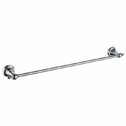 Heritage Bathrooms Heritage Holborn Single Towel Rail - Chrome - AHOSTRC