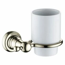 Heritage Bathrooms Heritage Holborn Tumbler & Holder - Vintage Gold - AHOTUHG