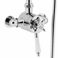 Heritage Bathrooms Heritage Avenbury Exposed Shower With Deluxe Fixed Riser Kit & Diverter To Handset - AVEDUAL01 4 Heritage Bathrooms Heritage Avenbury Exposed Shower With Deluxe Fixed Riser Kit & Diverter To Handset - AVEDUAL01 -Heritage Bathrooms shop AVEDUAL01 D4 460