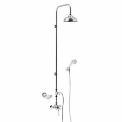 Heritage Bathrooms Heritage Avenbury Exposed Shower With Deluxe Fixed Riser Kit & Diverter To Handset - AVEDUAL01