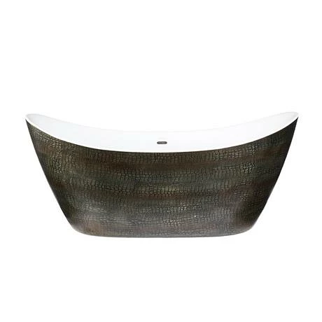 Heritage Bathrooms Heritage Alderley Croc Skin Effect Freestanding Acrylic Bath (1730 X 730mm) 3 Heritage Bathrooms Heritage Alderley Croc Skin Effect Freestanding Acrylic Bath (1730 X 730mm) - Image 3