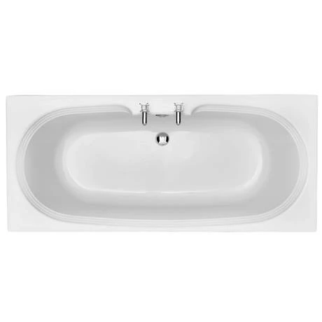 Heritage Bathrooms Heritage Dorchester Double Ended 2TH Bath With Solid Skin (1700x750mm) 3 Heritage Bathrooms Heritage Dorchester Double Ended 2TH Bath With Solid Skin (1700x750mm) - Image 3