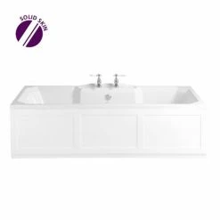Heritage Bathrooms Heritage Granley Double Ended Bath With Solid Skin (1800x800mm)