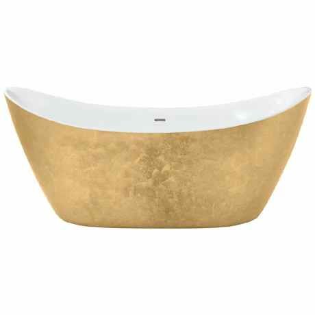 Heritage Bathrooms Heritage Hylton Freestanding Acrylic Bath (1730 x 730mm) - Gold Effect Heritage Bathrooms Heritage Hylton Freestanding Acrylic Bath (1730 X 730mm) - Gold Effect -Heritage Bathrooms shop BHYFS00GLD P