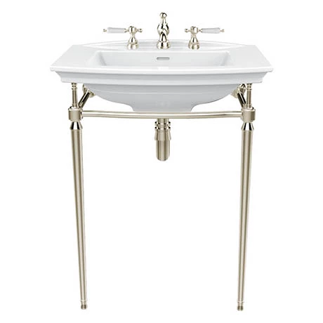 Heritage Bathrooms Heritage Abingdon Blenheim Basin & Washstand - Vintage Gold 1 Heritage Bathrooms Heritage Abingdon Blenheim Basin & Washstand - Vintage Gold