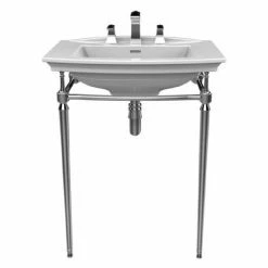 Heritage Bathrooms Heritage Abingdon Blenheim Basin & Washstand - Chrome