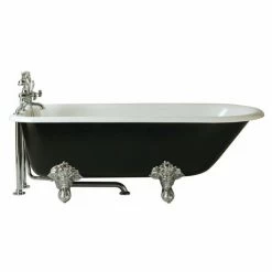Heritage Bathrooms Heritage Essex 2TH Roll Top Cast Iron Bath (1700x770mm) With Feet