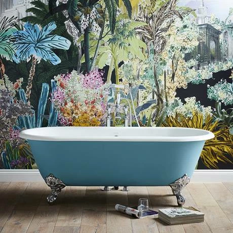 Heritage Bathrooms Heritage Buckingham Roll Top Cast Iron Bath (1700x770mm) with Feet Heritage Bathrooms Heritage Buckingham Roll Top Cast Iron Bath (1700x770mm) With Feet -Heritage Bathrooms shop BUCK 1700 D3 460