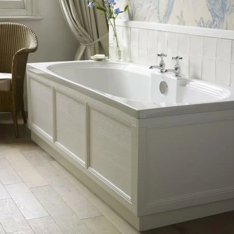 Heritage Bathrooms Heritage Dorchester Double Ended 2TH Bath With Solid Skin (1700x750mm) 2 Heritage Bathrooms Heritage Dorchester Double Ended 2TH Bath With Solid Skin (1700x750mm) - Image 2
