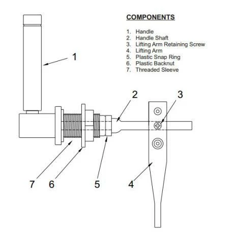 Heritage Bathrooms Heritage Deco Chrome Cistern Lever - CDC01 Heritage Bathrooms Heritage Deco Chrome Cistern Lever - CDC01 -Heritage Bathrooms shop CDC01 D1 460