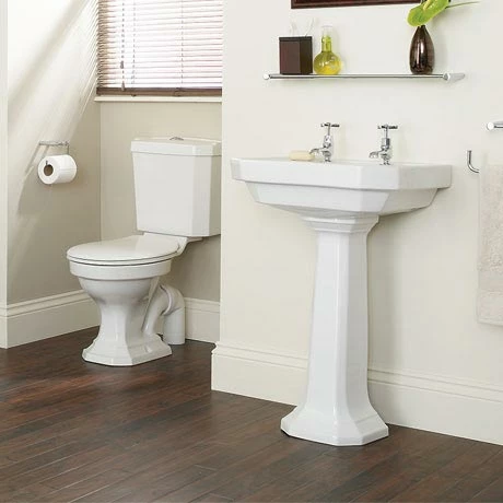 Heritage Bathrooms Heritage Granley Deco 4-Piece Traditional Bathroom Suite 1 Heritage Bathrooms Heritage Granley Deco 4-Piece Traditional Bathroom Suite