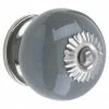 Heritage Bathrooms Heritage Ceramic Door Knob Grey - FKNCE02