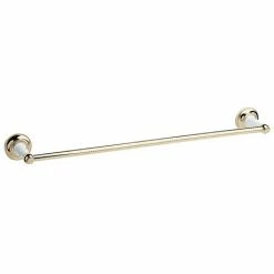 Heritage Bathrooms Heritage - Clifton Single Towel Rail - Vintage Gold - ACA06