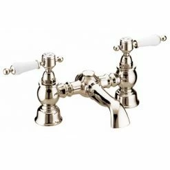 Heritage Bathrooms Heritage - Glastonbury Bath Filler - Vintage Gold - TGRG07