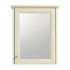 Heritage Bathrooms Heritage - Caversham Single Door Mirrored Wall Cabinet With Chrome Handle - Various Colour Options