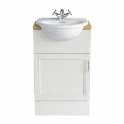 Heritage Bathrooms Heritage - Caversham 500mm Vanity Unit With Pewter Handle - Various Colour Options
