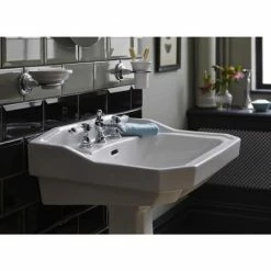 Heritage Bathrooms Heritage - Granley Standard Basin & Pedestal - Various Tap Hole Options 3 Heritage Bathrooms Heritage - Granley Standard Basin & Pedestal - Various Tap Hole Options -Heritage Bathrooms shop PGRW051 PGRW09 D3 460