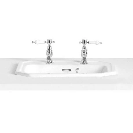 Heritage Bathrooms Heritage - Granley Tapledge Inset Basin - Various Tap Hole Options 1 Heritage Bathrooms Heritage - Granley Tapledge Inset Basin - Various Tap Hole Options