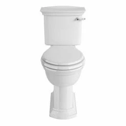 Heritage Bathrooms Heritage - Blenheim Comfort Height Close Coupled WC & Cistern - Various Lever Options