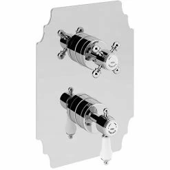 Heritage Bathrooms Heritage Glastonbury Twin Concealed Shower Valve - Chrome - SGC03