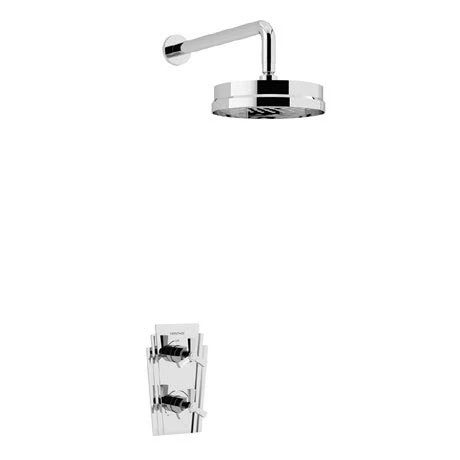 Heritage Bathrooms Heritage Gracechurch Recessed Shower With Deluxe Fixed Head Kit - Chrome - SGRDDUAL02 1 Heritage Bathrooms Heritage Gracechurch Recessed Shower With Deluxe Fixed Head Kit - Chrome - SGRDDUAL02