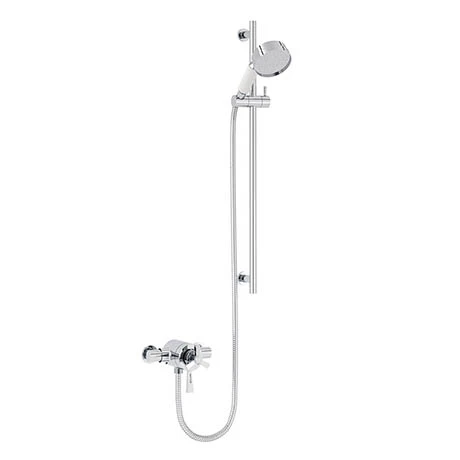 Heritage Bathrooms Heritage Gracechurch Exposed Shower with Deluxe Flexible Riser Kit - Chrome - SGRDDUAL05 Heritage Bathrooms Heritage Gracechurch Exposed Shower With Deluxe Flexible Riser Kit - Chrome - SGRDDUAL05 -Heritage Bathrooms shop SGRDDUAL05 P1