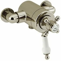 Heritage Bathrooms Heritage Hartlebury Exposed Shower Valve With Bottom Outlet Connection - Vintage Gold - SHDAB02