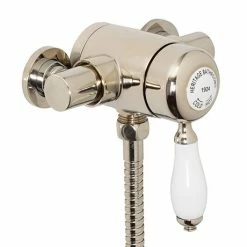 Heritage Bathrooms Heritage - Ryde Single Control Exposed Mini Valve With Bottom Outlet - Vintage Gold