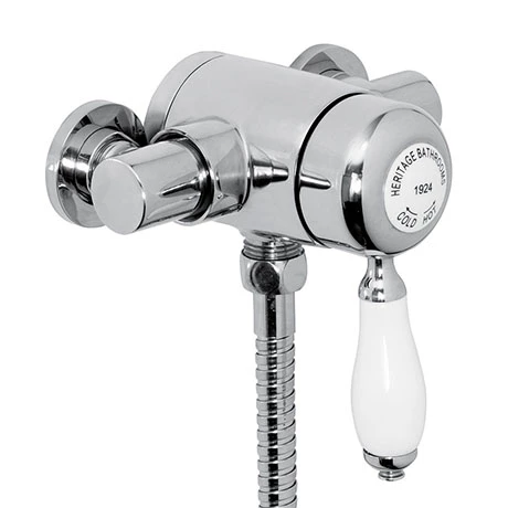 Heritage Bathrooms Heritage - Ryde Single Control Exposed Mini Valve With Bottom Outlet - Chrome 1 Heritage Bathrooms Heritage - Ryde Single Control Exposed Mini Valve With Bottom Outlet - Chrome