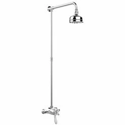 Heritage Bathrooms Heritage - Ryde Dual Control Mini Valve With Fixed Kit - Chrome