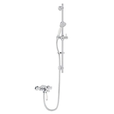 Heritage Bathrooms Heritage - Ryde Dual Control Mini Valve With Flexible Kit - Chrome 1 Heritage Bathrooms Heritage - Ryde Dual Control Mini Valve With Flexible Kit - Chrome