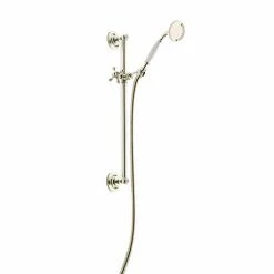 Heritage Bathrooms Heritage - Traditional Flexible Shower Kit - Vintage Gold - STA04