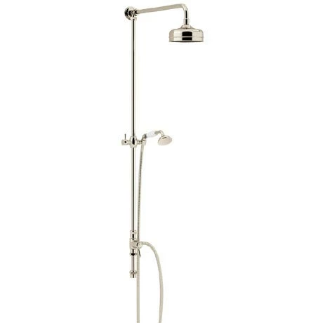 Heritage Bathrooms Heritage Fixed Kit With Diverter, Rose And Handset - Vintage Gold - STA15 1 Heritage Bathrooms Heritage Fixed Kit With Diverter, Rose And Handset - Vintage Gold - STA15