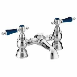Heritage Bathrooms Heritage Glastonbury Midnight Blue Bath Filler - TGRBL07