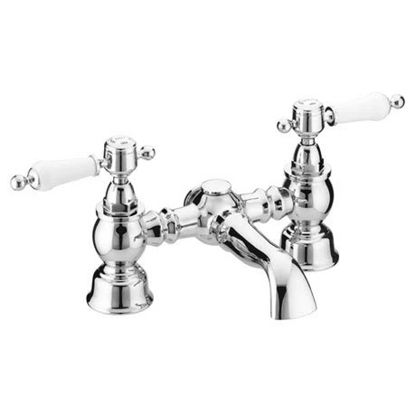 Heritage Bathrooms Heritage - Glastonbury Bath Filler - Chrome - TGRC07 1 Heritage Bathrooms Heritage - Glastonbury Bath Filler - Chrome - TGRC07