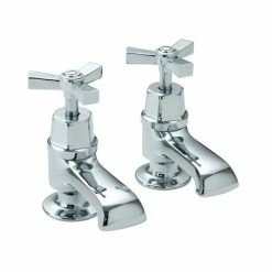 Heritage Bathrooms Heritage - Gracechurch Bath Pillar Taps - TGRDC01