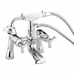 Heritage Bathrooms Heritage Gracechurch Mother Of Pearl Bath Shower Mixer - TGRDMOP02