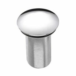 Heritage Bathrooms Heritage - Clicker Basin Waste - Unslotted - Chrome - THC12UN