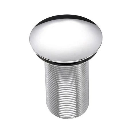 Heritage Bathrooms Heritage - Clicker Basin Waste - Unslotted - Chrome - THC12UN 1 Heritage Bathrooms Heritage - Clicker Basin Waste - Unslotted - Chrome - THC12UN