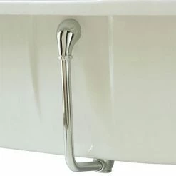 Heritage Bathrooms Heritage - Exposed Push-Button Bath Waste - Chrome - THC21