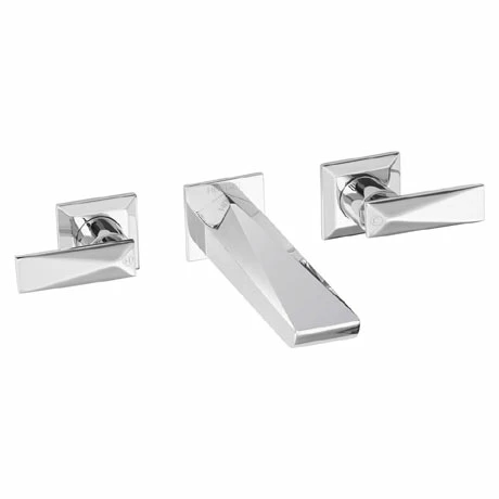 Heritage Bathrooms Heritage - Hemsby 3 Hole Wall Mounted Basin Mixer - THPC10 Heritage Bathrooms Heritage - Hemsby 3 Hole Wall Mounted Basin Mixer - THPC10 -Heritage Bathrooms shop THPC10 PN